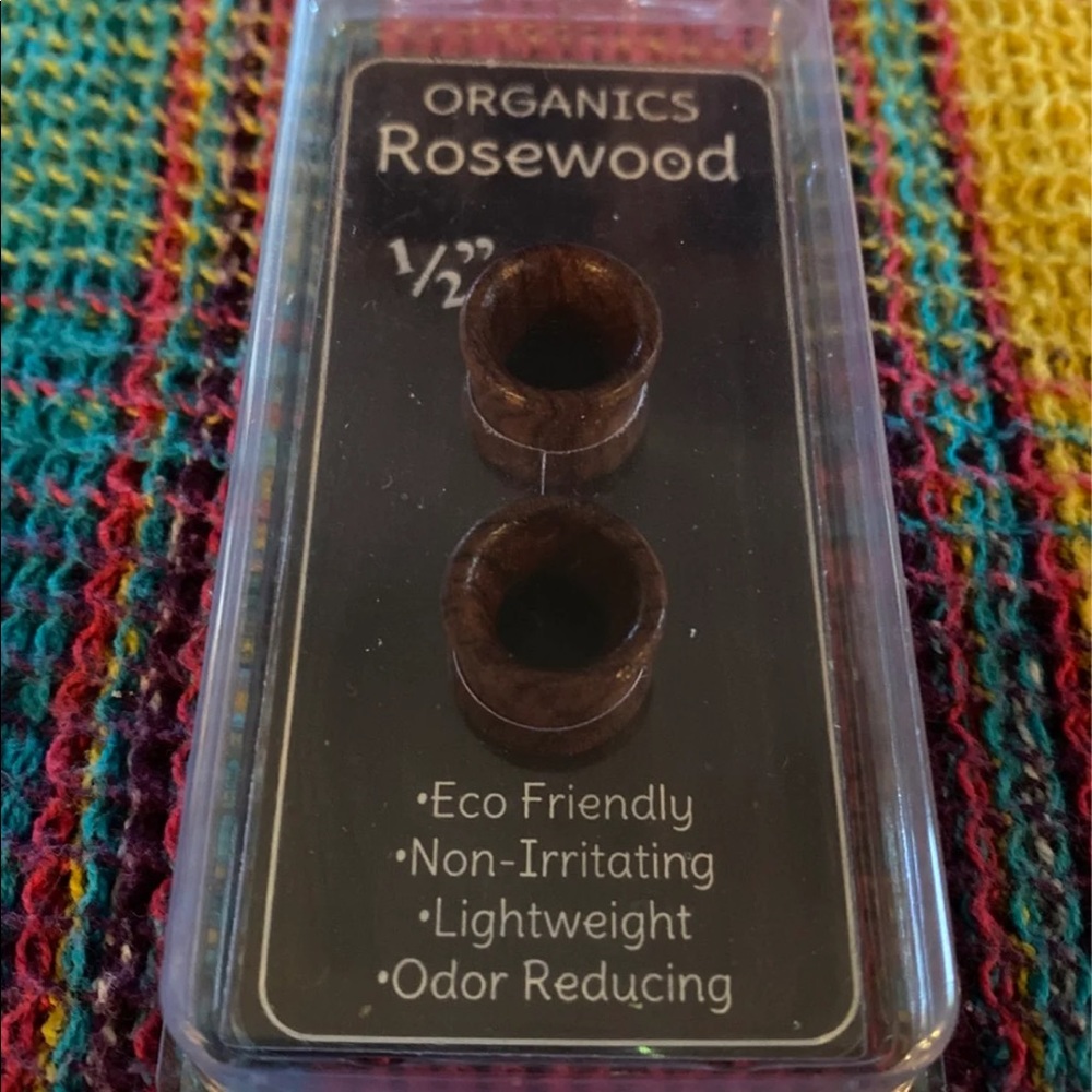 1/2” rosewood tunnels